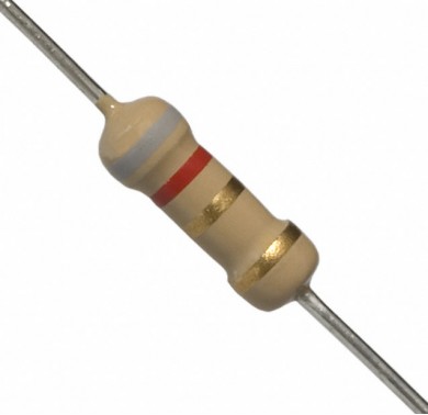 8.2 Ohm 2W Carbon Film Resistor 5% - High Quality (Min Order Quantity 1 pc for this Product)