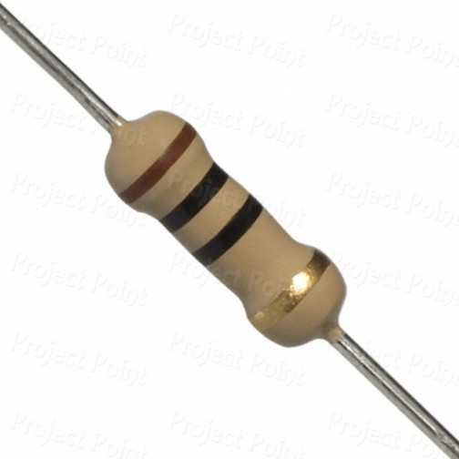 10 Ohm 0.5W Carbon Film Resistor 5% - Medium Quality (Min Order Quantity 1 pc for this Product)