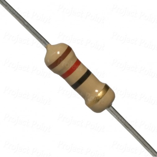 12 Ohm 0.5W Carbon Film Resistor 5% - Medium Quality (Min Order Quantity 1 pc for this Product)