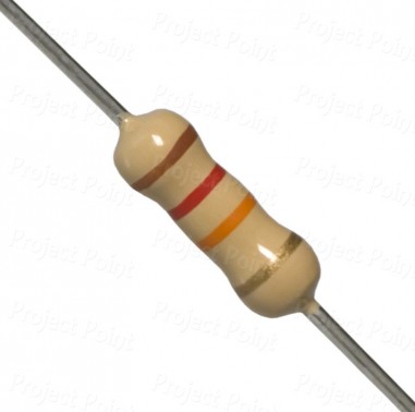 12K Ohm 0.5W Carbon Film Resistor 5% - Medium Quality (Min Order Quantity 1 pc for this Product)