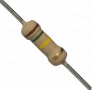 150K Ohm 0.5W Carbon Film Resistor 5% - Medium Quality