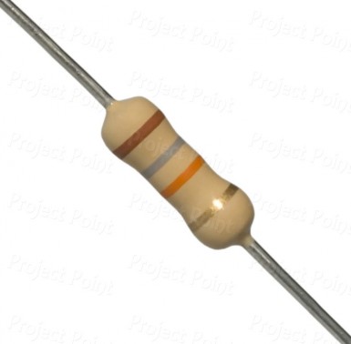 18K Ohm 0.5W Carbon Film Resistor 5% - Medium Quality (Min Order Quantity 1pc for this Product)