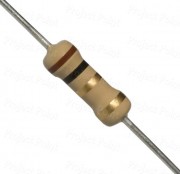 1 Ohm 0.5W Carbon Film Resistor 5% - Medium Quality