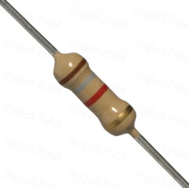 1.8K Ohm 0.5W Carbon Film Resistor 5% - Medium Quality (Min Order Quantity 1pc for this Product)