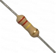 220K Ohm 0.5W Carbon Film Resistor 5% - High Quality