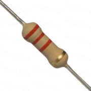 2.2K Ohm 0.5W Carbon Film Resistor 5% - Medium Quality