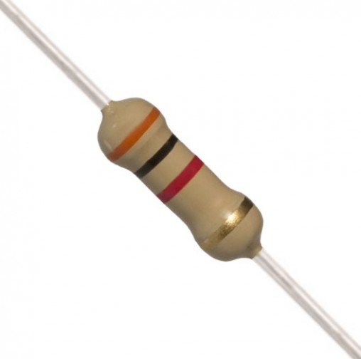 3K Ohm 0.5W Carbon Film Resistor 5% - Medium Quality (Min Order Quantity 1 pc for this Product)