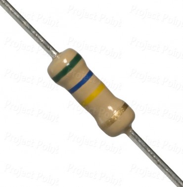 560K Ohm 0.5W Carbon Film Resistor 5% - Medium Quality (Min Order Quantity 1pc for this Product)