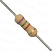 7.5K Ohm 0.5W Carbon Film Resistor 5% - High Quality