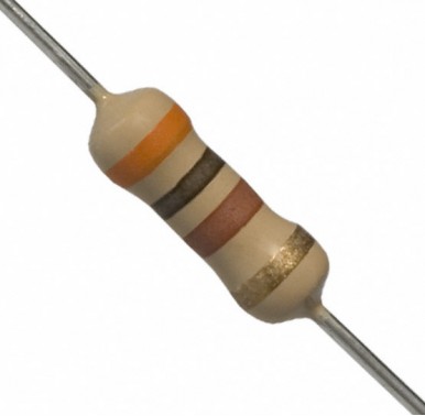 300 Ohm 0.5W Carbon Film Resistor 5% - High Quality (Min Order Quantity 1 pc for this Product)