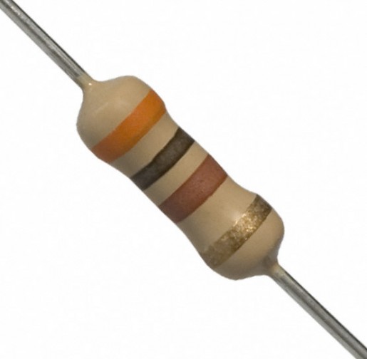 300 Ohm 0.5W Carbon Film Resistor 5% - High Quality (Min Order Quantity 1 pc for this Product)