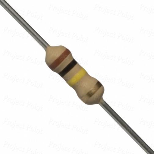 100K Ohm 0.25W Carbon Film Resistor 5% - Medium Quality (Min Order Quantity 1 pc for this Product)