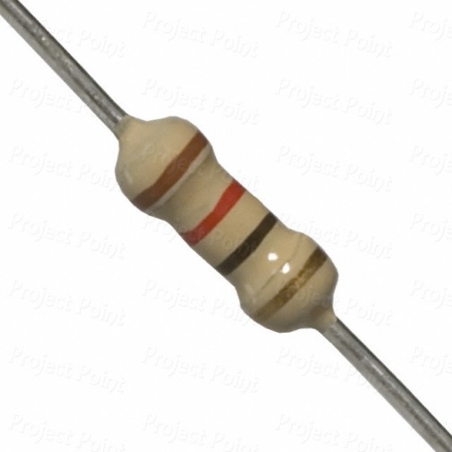 12 Ohm 0.25W Carbon Film Resistor 5% - High Quality (Min Order Quantity 1 pc for this Product)