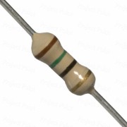 15 Ohm 0.25W Carbon Film Resistor 5% - High Quality