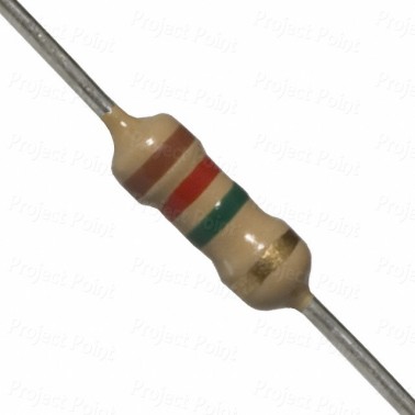 1.2M Ohm 0.25W Carbon Film Resistor 5% - Medium Quality (Min Order Quantity 1pc for this Product)