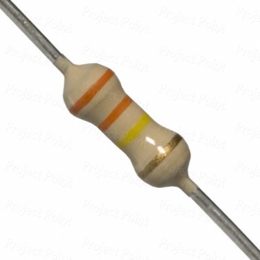 330K Ohm 0.25W Carbon Film Resistor 5% - Medium Quality (Min Order Quantity 1pc for this Product)