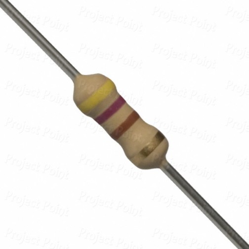 470 Ohm 0.25W Carbon Film Resistor 5% - High Quality (Min Order Quantity 1 pc for this Product)