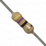 47 Ohm 0.25W Carbon Film Resistor 5% - Philips-Vishay