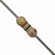 4.7M Ohm 0.25W Carbon Film Resistor 5% - Medium Quality