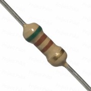 510 Ohm 0.25W Carbon Film Resistor 5% - Medium Quality