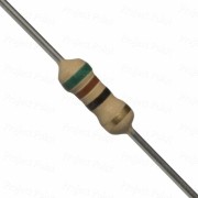 51 Ohm 0.25W Carbon Film Resistor 5% - Philips-Vishay