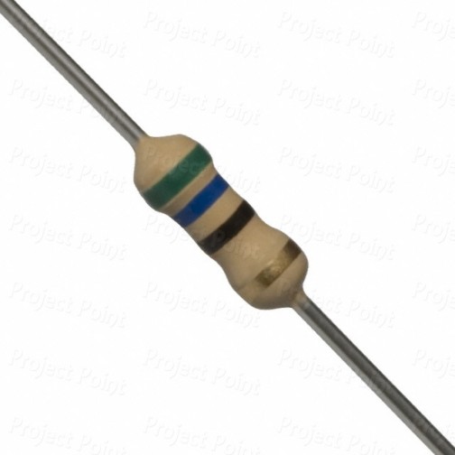 56 Ohm 0.25W Carbon Film Resistor 5% - High Quality (Min Order Quantity 1 pc for this Product)