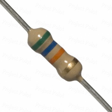 56K Ohm 0.25W Carbon Film Resistor 5% - Medium Quality (Min Order Quantity 1pc for this Product)