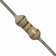 5.1 Ohm 0.25W Carbon Film Resistor 5% - Philips-Vishay