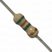 5.1M Ohm 0.25W Carbon Film Resistor 5% - High Quality