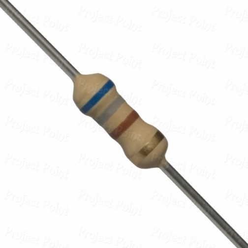 680 Ohm 0.25W Carbon Film Resistor 5% - High Quality (Min Order Quantity 1 pc for this Product)