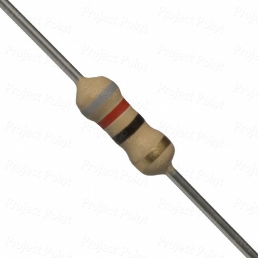 82 Ohm 0.25W Carbon Film Resistor 5% - High Quality (Min Order Quantity 1 pc for this Product)