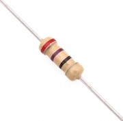 27 Ohm 0.5W Carbon Film Resistor 5% - Medium Quality