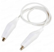 Alligator to Alligator (Crocodile) Jumper Cable - 6A 50cm White