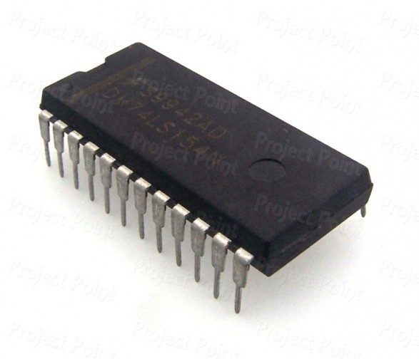 74LS154 - Decoder - Demultiplexer - National Semiconductor (Min Order Quantity 1 pc for this Product)