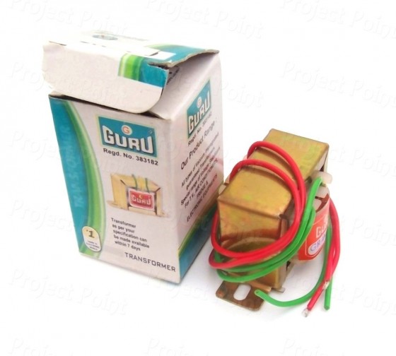 0-9V 350mA High Quality Guru Transformer (Min Order Quantity 1 pc for this Product)