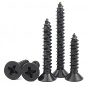 6No 25mm Black Dry Wall - Gypsum Board Self Tapping Screw