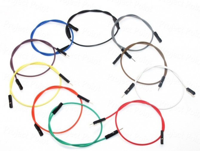 Male to Male Jumper Wire - 10cm - 1x1 (Min Order Quantity 1 pc for this Product)