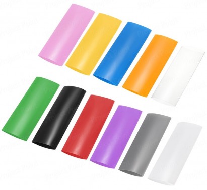 Pre-Cut Heat Shrink Tube 6mm x 11mm Black - 20 Pcs (Min Order Quantity 1pc for this Product)