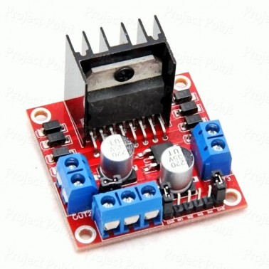 L298 H-Bridge Dual Motor Driver Module (Min Order Quantity 1pc for this Product)