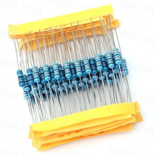 33K Ohm 0.5W Metal Film Resistor 1% - Medium Quality (Min Order Quantity 1 pc for this Product)