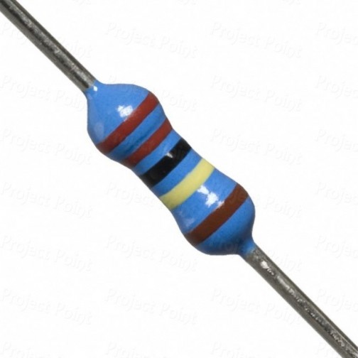 2.2M Ohm 0.25W Metal Film Resistor 1% - High Quality (Min Order Quantity 1 pc for this Product)