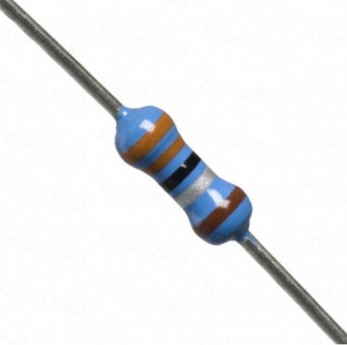 3.3 Ohm 0.25W Metal Film Resistor 1% - Low Quality (Min Order Quantity 1 pc for this Product)