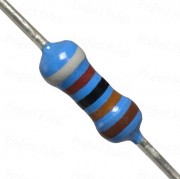 820K Ohm 0.25W Metal Film Resistor 1% - Low Quality