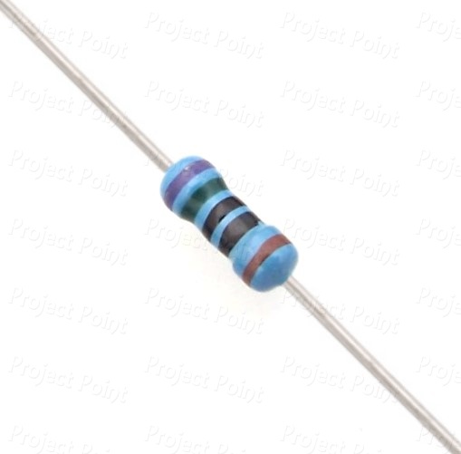 750 Ohm 0.25W Metal Film Resistor 1% - High Quality (Min Order Quantity 1 pc for this Product)