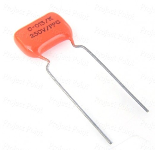 0.015uF - 15nF 250V Non-Polar Polyester Film Capacitor - Philips (Min Order Quantity 1 pc for this Product)