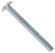 1/4" x 3" BSW Pan Head Machine Screw - Zink Plated