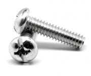 M4 Slotted Phillips Combo Pan Head Machine Screw - 20mm