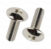 M4 Nickel Plated Phillips Truss Head Machine Screw - 20mm