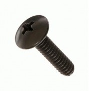 M4 Phillips Truss Head Machine Screw - 20mm Black