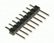 8-Pin 11mm Brass Straight Male Header - Berg Strip